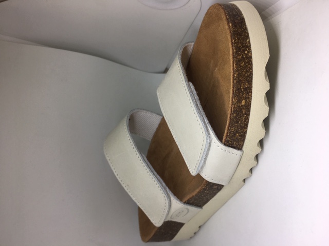 SCHOLL LUSAKA LEATHER BIANCO NUMERO 37 - pharmaluna