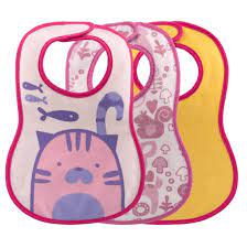 CHICCO BAVAGLINO PAPPA 6M 3 PEZZI GIRL - pharmaluna