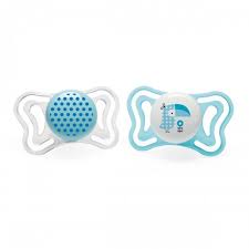 CHICCO SUCCHIETTO LIGHT BOY SILICONE 2-6 MESI 2 PEZZI - pharmaluna