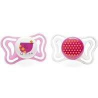 CHICCO SUCCHIETTO LIGHT GIRL SILICONE 16-36 MESI 2 PEZZI - pharmaluna