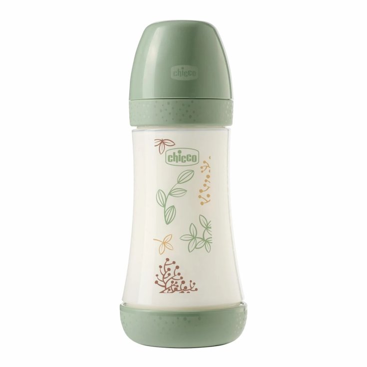CHICCO BIBERON P5 ECO POLIPROPILENE DA 240 ML MEDIUM SILICONE - pharmaluna