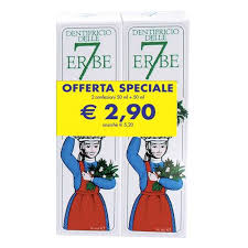 DENTIFRICIO 7 ERBE 50ML+50ML - pharmaluna