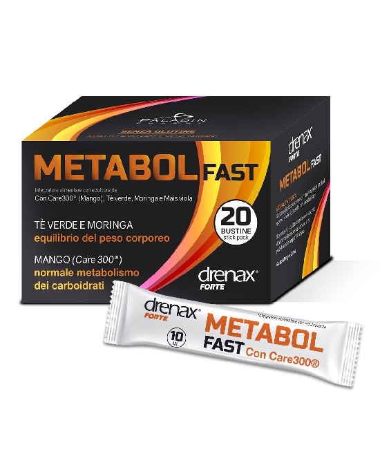 DRENAX METABOL FAST 20 STICK PACK - pharmaluna