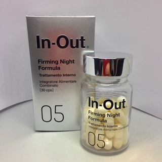 IN OUT 05 FIRMING NIGHT FORMULA INTEGRATORE ALIMENTARE COMBINATO TRATTAMENTO INTERNO INTEGRATORE ALIMENTARE 30 CAPSULE - pharmaluna