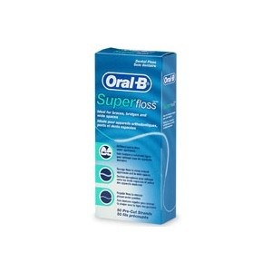 ORALB SUPERFLOSS FILO INTERDENTALE 50 FILI - pharmaluna