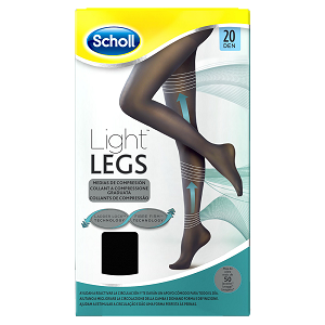 SCHOLL LIGHTLEGS 20 DENARI TAGLIA XL COLORE NERO 1 PAIO - pharmaluna