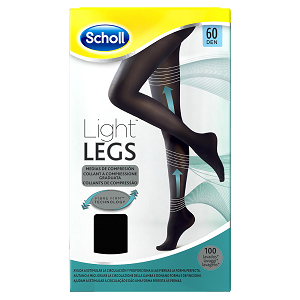 SCHOLL LIGHTLEGS 60 DENARI TAGLIA L COLORE NERO 1 PAIO - pharmaluna