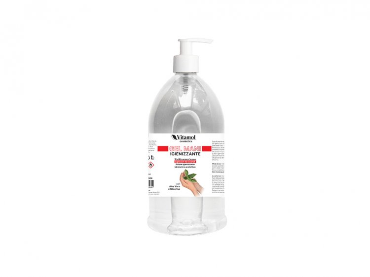 VITAMOL GEL MANI IGIENIZZANTE CON ALOE VERA E GLICERINA 500 ML - pharmaluna