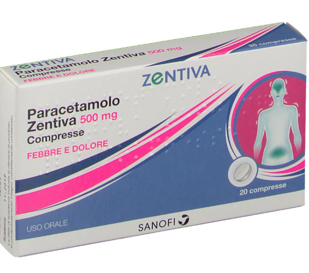 PARACETAMOLO ZEN*20CPR 500MG - pharmaluna