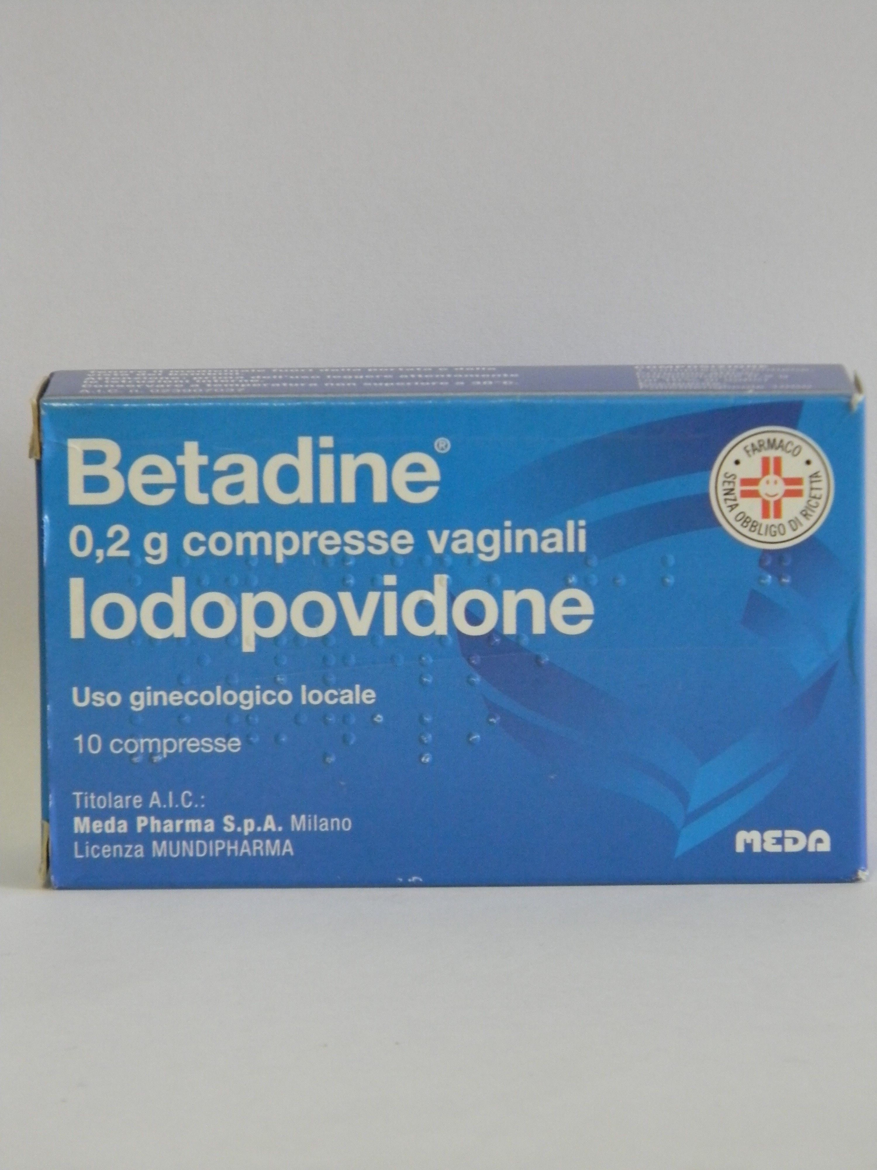BETADINE*10CPR VAG 200MG - pharmaluna