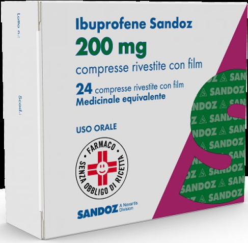 IBUPROFENE SAN*24CPR RIV 200MG - pharmaluna