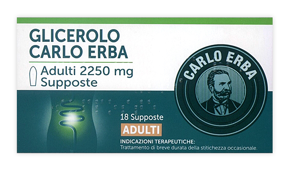 GLICEROLO*AD 18SUPP 2250MG - pharmaluna