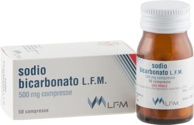 SODIO BICARB*50CPR 500MG FL - pharmaluna