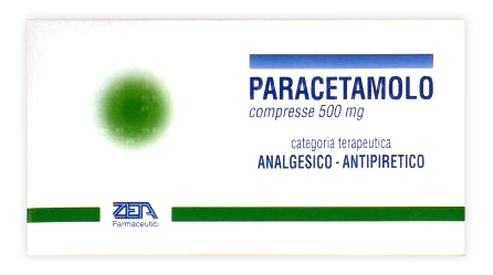 PARACETAMOLO ZETA*20CPR 500MG - pharmaluna