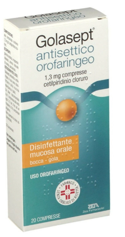 GOLASEPT ANT ORO*20CPR 1,3MG - pharmaluna