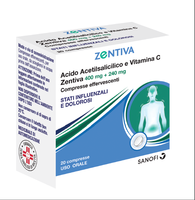 ACIDO ACETILS VIT C ZEN*20CPR - pharmaluna