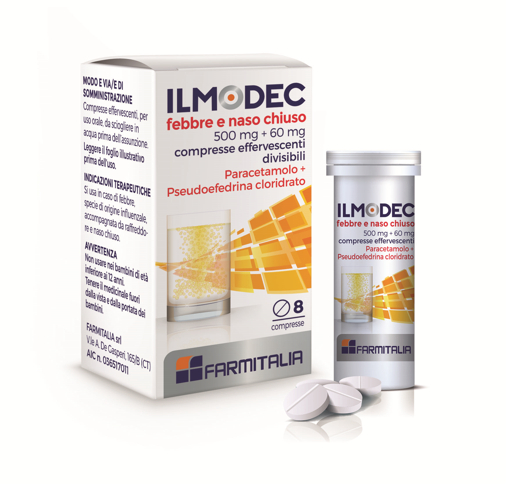 ILMODEC FEBBRE E NASO CH*8CPR - pharmaluna