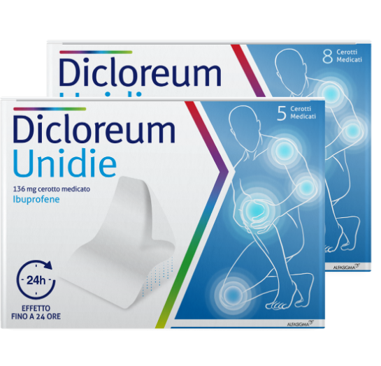 DICLOREUM UNIDIE*8CER 136MG24H - pharmaluna
