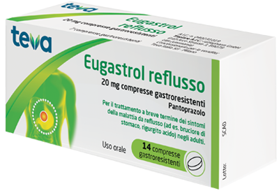 EUGASTROL REFLUSSO*14CPR 20MG - pharmaluna