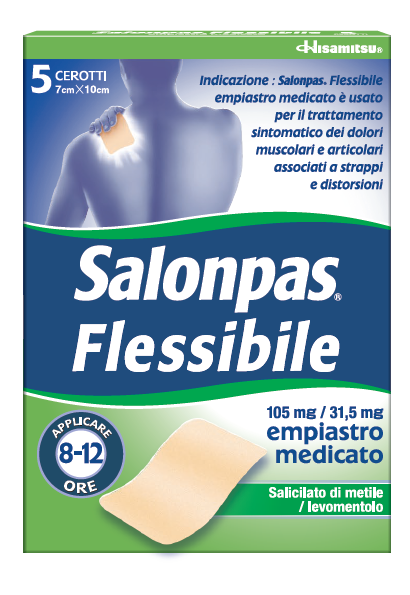 SALONPAS FLESSIBILE*5CER7x10CM - pharmaluna