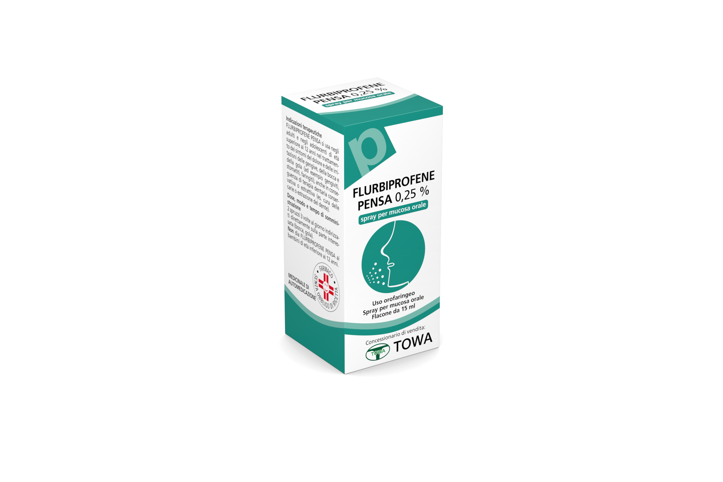 FLURBIPROFENE PE*OS SPRAY 15ML - pharmaluna