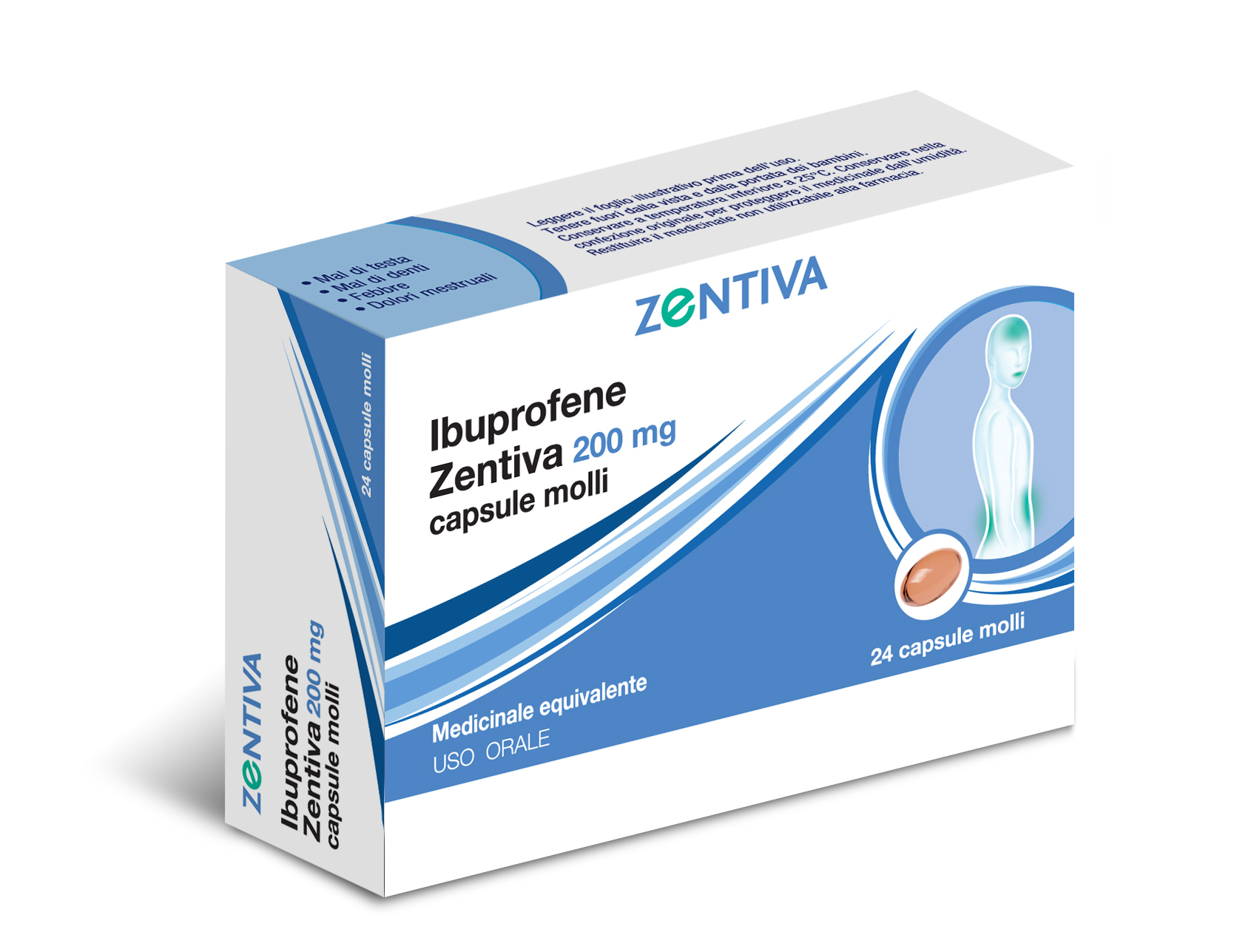 IBUPROFENE ZEN*24CPS MOL 200MG - pharmaluna