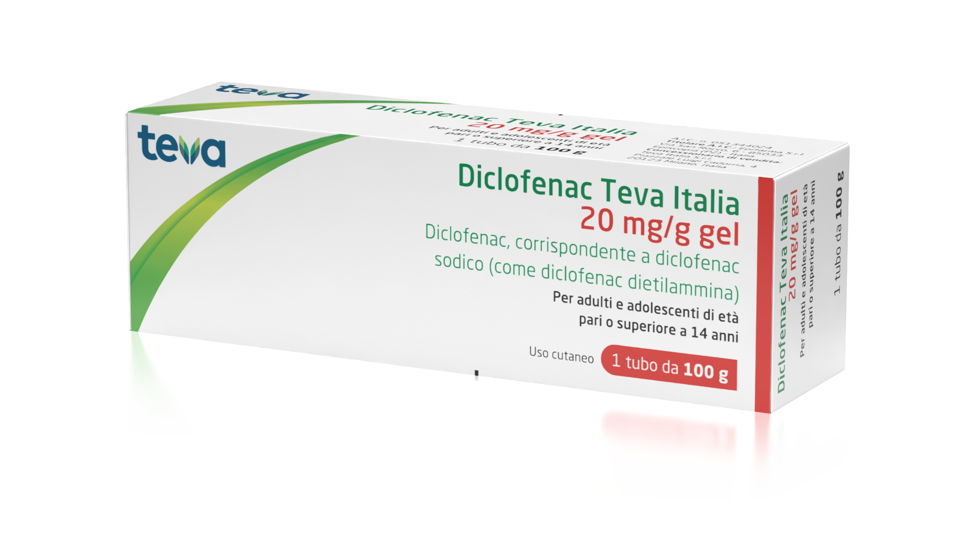 DICLOFENAC TE*GEL 100G 20MG/G - pharmaluna