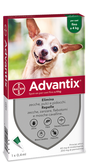 ADVANTIX SPOT ON*1PIP 0-4KG - pharmaluna