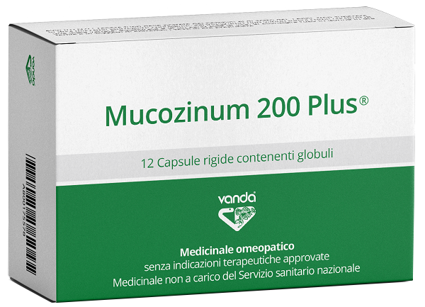 VANDA MUCOZINUM 200 PLUS 12 CAPSULE - pharmaluna