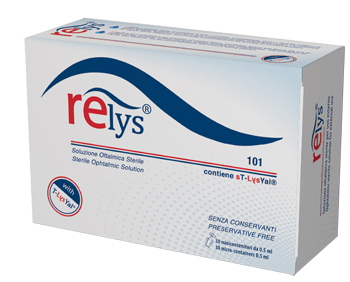 RELYS MONODOSE SOLUZIONE OFTALMICA 30 MINICONTENITORI DA 0,5 ML SENZA CONSERVANTI - pharmaluna