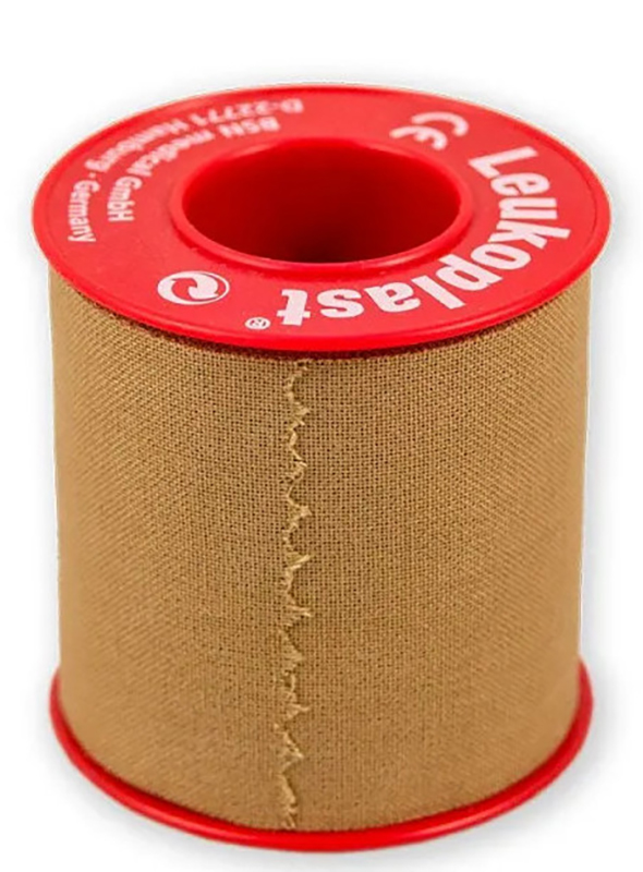 CEROTTO CHIRURGICO PER FISSAGGIO MEDICAZIONI IN ROCCHETTO LEUKOPLAST SUPPORTO VISCOSA COLOR PELLE MASSA ADESIVA CAUCCIU' OSSIDO DI ZINCO 10X500CM - pharmaluna