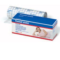 FASCIA AUTOADESIVA IPOALLERGENICA FISSAGGIO CATETERI FIXOMULL STRETCH. SUPPORTO IN POLIESTERE NON TESSUTO BIANCO, MASSA IN POLICARBONATO SENZA RESINE E GOMME NATURALI. 15X200CM - pharmaluna