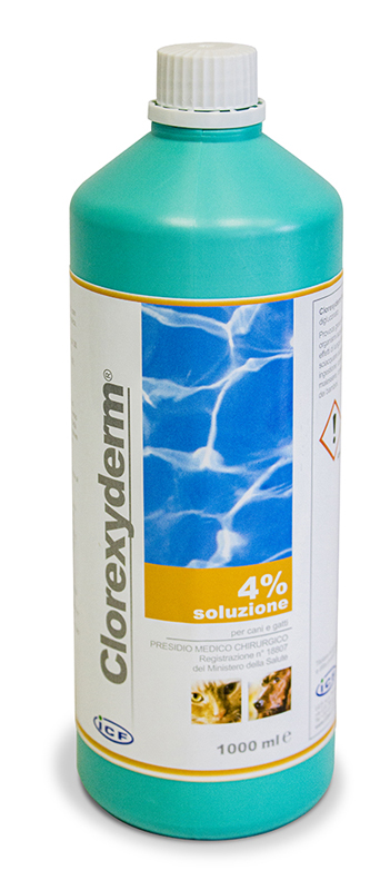 CLOREXYDERM SOLUZIONE 4% 1000 ML - pharmaluna