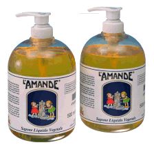 L'AMANDE MARSEILLE SAPOBNE LIQUIDO VEGETALE OLII ESSENZIALI 500 ML - pharmaluna