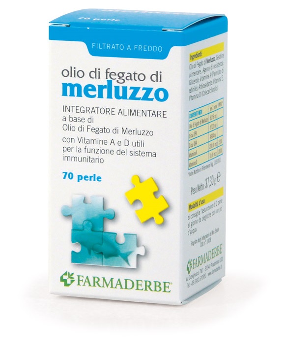 OLIO FEGATO DI MERLUZZO 200 PERLE - pharmaluna