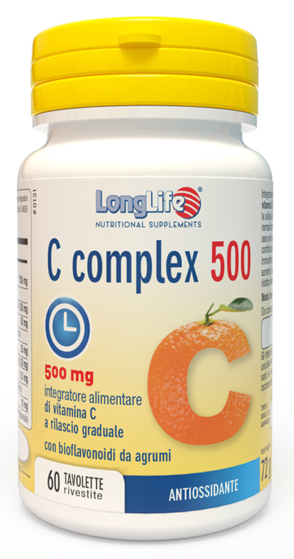 LONGLIFE C COMPLEX 500 TIME RELEASED 60 TAVOLETTE - pharmaluna
