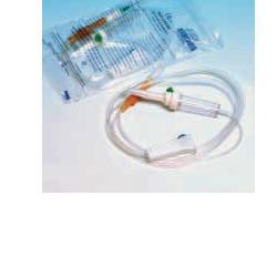SET STERILE PER INFUSIONE IN MATERIALE ANALLERGICO CON PARA E ROLLER. CONFEZIONE SINGOLA - pharmaluna