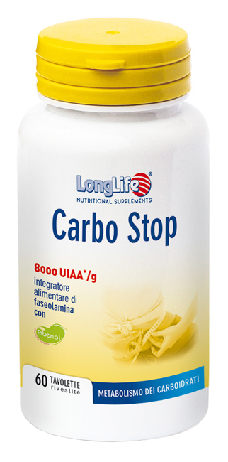 LONGLIFE CARBOSTOP 60 TAVOLETTE - pharmaluna