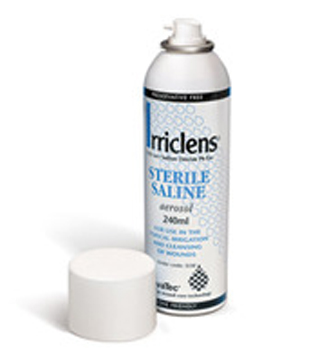 IRRICLENS SOLUZIONE SALINA SPRAY PER DETERSIONE FERITE 240 ML - pharmaluna
