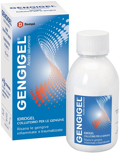 COLLUTORIO PER GENGIVE GENGIGEL IDROGEL FLACONE 150 ML - pharmaluna