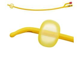 CATETERE FOLEY A MEDIA PERMANENZA  RUSCH GOLD PLUS A 2 VIE IN SILKOLATEX LATTICE-SILICONE PER ADULTO CH20 LUNGHEZZA 40 CM PUNTA TIEMANN A 1 FORI PALLONCINO 5-15 ML 1 PEZZO - pharmaluna