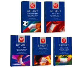 GINOCCHIERA PIC SPORT 222712 ELASTICA MONO ESTENSIBILE PER FISSARE STABILIZZARE E CONTENERE LE ARTICOLAZIONI MISURA MEDIA - pharmaluna