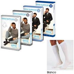 MAN SUPPORT 18 COTONE GAMBALETTO 18 BIANCO 3 - pharmaluna
