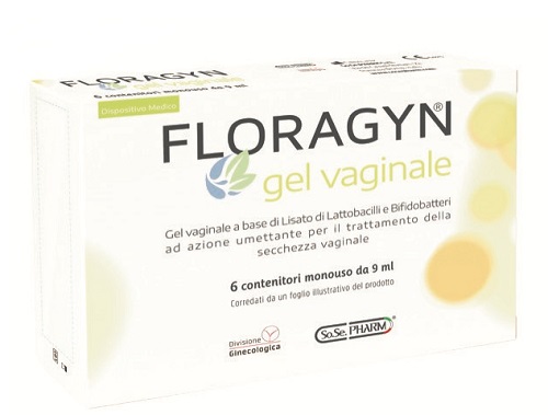 GEL VAGINALE A BASE DI LATTOBACILLI LISATI FLORAGYN GEL 6 TUBETTI MONODOSE 9ML - pharmaluna
