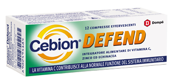 CEBION DEFEND 12 COMPRESSE EFFERVESCENTI - pharmaluna