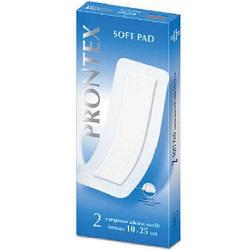 GARZA COMPRESSA PRONTEX SOFT PAD 10X25 CM 2 PEZZI - pharmaluna