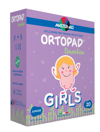 CEROTTO OCULARE PER ORTOTTICA ORTOPAD GIRLS JUNIOR 5X6,7 20 PEZZI - pharmaluna