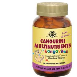 CANGURINI MULTINUTRIENTS FRUTTI BOSCO 60 COMPRESSE - pharmaluna