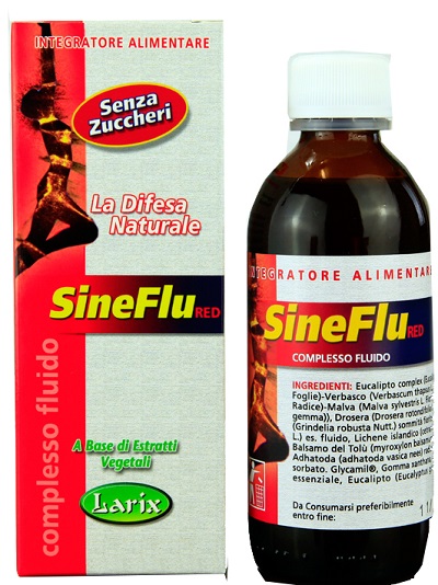 SINEFLU RED SENZA ZUCCHERO COMPLESSO FLUIDO - pharmaluna
