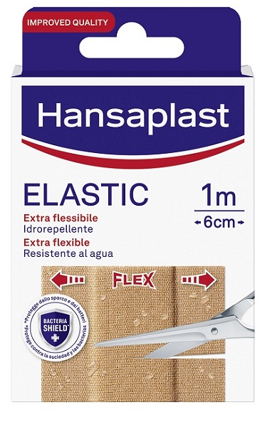 CEROTTO IN STRISCIA HANSAPLAST PRETAGLIATO ELASTICO 10 PEZZI - pharmaluna